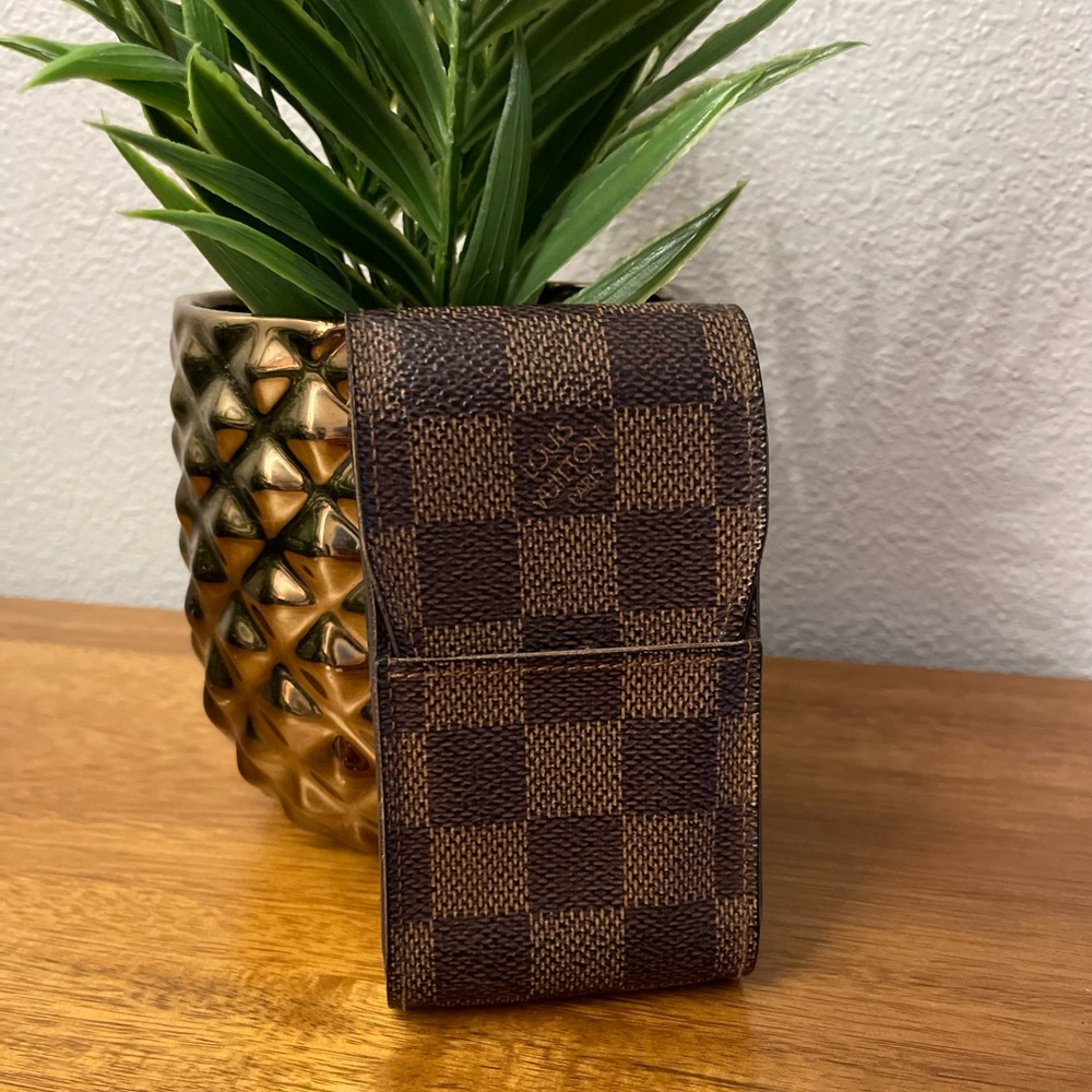 LOUIS VUITTON Damier Ebene Cigarette Case 💯 AUTHENTIC